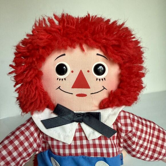 Set of 2 Playskool Vintage 80s Raggedy Ann Doll and Raggedy Andy Doll 12" *READ* - Picture 15 of 16